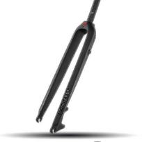 1mor 3k Carbon Fiber Bike Fork 1-1/8inch Rigid Disc Brake Bicycle Forks Straight Tube 28.6mm,29er -bp