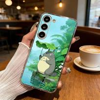 Lovely My N-Neighbor-T-Totoros Phone Case For Samsung S25,S24,S21,S22,S23,S30,Ultra,S20,Plus,Fe,Lite Transparent Cover Samsung S30Ultra5G white