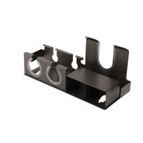 Wall mounted hair dryer holder, curling iron and straightener stand, hair care tool storage rack juoda