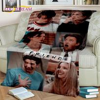 Klasikinis „Central Perk Friends“ TV serialo pledas, minkštas užklotas namams, miegamajam, lovai, sofai, iškylai, kelionėms, biurui, vaikiška dovana 75cmx90cm black