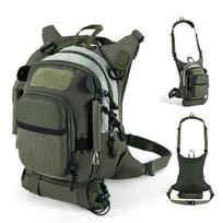Lightweight Fly Fishing Chest Pack With Adjustable Strap Waterproof Durable Gear Storage Bag Outdoor Angling 35 x 30.5 x 10.5 cm augalų žalia