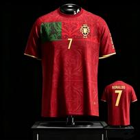 Cristiano Ronaldo Portugalijos Marškinėliai Viršus Vyriški T marškinėliai Greitai džiūstantys Trumpomis rankovėmis M