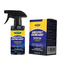 Hydrophobic Nano Coating Spray for Cars, Fast-Apply Paint Sealant with Mirror Shine, Durable Anti-Scratch Film yellow