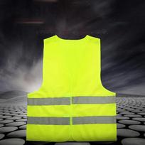 Atspindinti saugos liemenė automobiliui - Aukšto matomumo geltona, skirta eismui, bėgimui, važiavimui dviračiu ir lauko sportui XXL yellow