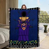 grupės dainininkas šauni miego t-token Antklodė Flanelinė šilta minkšta pliušinė antklodė sofa svetainė namai biuras miegamasis kelioninė dovana namai 30x40in black