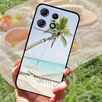 For Motorola Edge 50 Pro Case Fashion Marble Silicon Black Soft Bumper for Moto Edge 50 Pro Phone Cases Cartoon TPU Shells for Moto Edge 50 Pro white