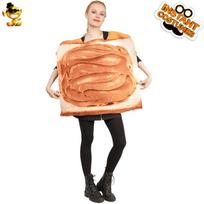 Adult men and women couples peanut butter toast bread one-piece performance clothing cos stage performance props One size fits all beige