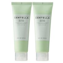 SKIN1004 Madagascar Centella Tea-Trica BHA Foam 125ml x 2ea – Acne-Clearing & Soothing Cleanser, Tea Tree & Salicylic Acid for Oily Skin white