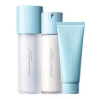 LANEIGE Water Bank Blue Hyaluronic Toniko, Emulsijos ir Valiklio Rinkinys Hyaluronic Toner 160ml+Emulsion120ml+Cleansing150g white