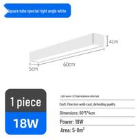 Fanyao LED Linear Square Tube Commercial Pendant Light White Light white