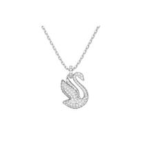 Swarovski Swan Classic Noble Exquisite Fashion Necklace Women's Silver 5647872 sidabras