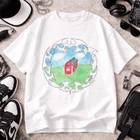 Bladee & Ecco2k T-Shirt | Crest Album Band Tee S white