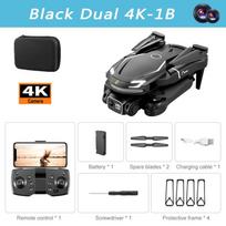 New LYZRC Original V88 Drone 4K/8K HD Dual Camera Aerial Photography Obstacle Avoidance Remote Control Aircraft Quadcopter Toy 10000M 2024 Black Dual-4K-1B