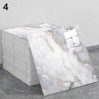 3D Lipnios Plytelės Grindų Lipdukai Drėgmei Atsparūs Sienų Lipdukai Keramikos Imitacijos Sienų Lipdukas 4 white