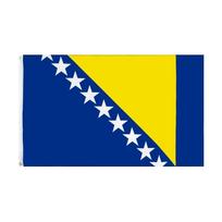 90X150cm BIH BA Bosnija ir Hercegovina Bosnija And Hercegovina Vėliava 90 x 150cm yellow