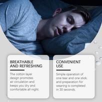 Breathable Nasal Strips Anti  Patch 30pcs for Comfortable Night Sleep Relieve Stuffy Nose Daily Use one size gray
