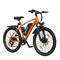MaiRide Q7 Elektrinis dviratis suaugusiems – 250W variklis 36V 10Ah nuimama baterija oranžinė