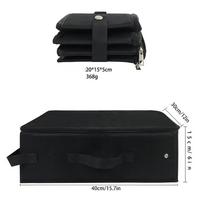 Travel-Friendly Collapsible Cat Litter Box Leak-Proof Water-Resistant Travel Litter Box Kitty Litter Pan Airplane Travel gray