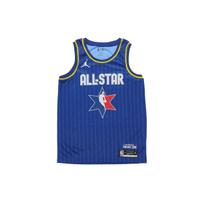 Nike 2020 NBA All-Star Rookie Game SW Fan Edition Basketball Jersey Men Tops Light-Dew-Blue CJ1059-497 S gray