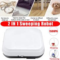 1500pa Multifunctional Robot Vacuum Cleaner 2-In-1 Automatic Smart Home Sweeping Robot Mini Cleaning Machine red