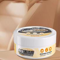 Galingas automatinis odos atnaujinimo kremas 330g Automobilio odos priežiūros pasta Transporto priemonės salono dėmių valiklis Automobilių valymo priedai CHINA beige