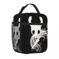Bestselling The Knight From Hollow Knight - Born Of God And Void Insulated Inner Lunch Bag Back To School Insulated Snack Tote One Size gray