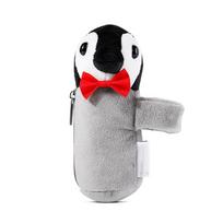 Golf Ball Carry Bag Tee Doll Wrist Waist Hanging Storage With Hook Portable Can Hold 2 Balls Gift For Men Women Golfer Beginners Outdoor Training QJ005-Penguin ball bag#1