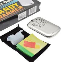 Portable Liquid Fuel Mini Hand Warmer Reusable Furnace Compact Pocket Handy Winter Heater Burner For Outdoor silver #1