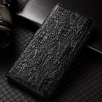 Dragon Claw Natūralios Odos Atverčiamas Dėklas Samsung Galaxy S20 S21 S22 S23 S24 S25 S26 FE Plus Ultra Edge Telefonui Kortelių Dėklai S26 juoda