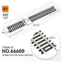 Ho Scale 1/87 Train Track Model Railway Be Powered Nickel Silver Narrow Gauge Curved Track Turnout Track Model Multi-Track Toy gray
