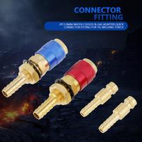 2 vnt. 8 mm vandeniu aušinamas ir dujinis adapteris greitosios jungties jungtis TIG suvirinimo degikliui