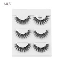 Thick Long Handmade Beauty Makeup Voluminous Cilia False Eyelashes Extension Tools Wispy Lashes 3d-a06 white
