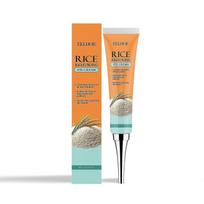Rice Eye Cream - Brightening & Moisturizing Eye Care with Collagen & Vitamin E, 20g