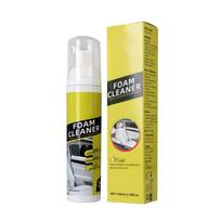 Foam Cleaner Multi Purpose Car Interior Upholstery Cleaner with Foam Dispensing Bottle Suitable for Fabric Leather and Hard Surfaces 100ml One Size geltona