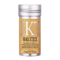 75g Women Men Styling Wax Stick Strong-Hold Natural Nourishing Repairing Non-Greasy Styling Wax All Hair Types Dry Frizzy Hair beige