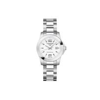Longines Conquest Classic Series Quartz Fashion Watch Women watches White Steel L3.376.4.16.6 White Dial white
