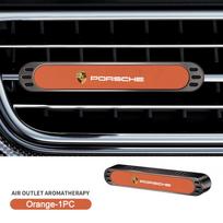 Automobilio salono oro išleidimo angos kvepalai Oro kondicionieriaus aromaterapijos lipdukas Gaiviklis Porsche Cayenne GTS Panamera Carrera GT3 brown