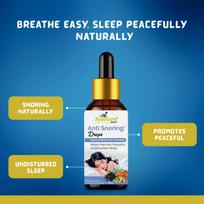 Ayumcure Anti Snoring Drops 30ML| Herbal Nasal Drops for Snoring Relief & Better Sleep | With Indian Bael, Draksha, Dry Ginger & Long Pepper | Im white