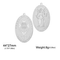 Hecate Wiccan Triple Moon Goddess Necklace Moon and Sun Pendant Hekate Witch Necklace Amulet Witchy Jewelry Gifts for Women Men white
