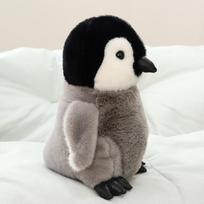 Miela pingvino lėlė, pliušinis žaislas, maža pingvino lėlė, skudurinė lėlė, raminanti miego pagalvė vaikams, gimtadienio dovana 30cm black