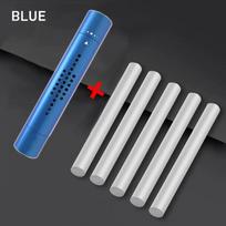 6Pcs/Set Car Air Vent Perfume Car Air Freshener Flavoring Smell Aroma Perfumes Air Freshener Parfum Auto Interior Accessories mėlyna