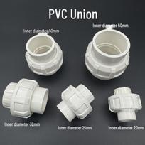 PVC jungties žuvų akvariumo nuimamas vandens vamzdžio jungiklis, 1 colio greito prijungimo apsisukamos dėžutės jungtys. Inner Diameter 20mm gray