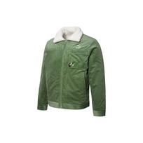PUMA Cord Embroidered Logo reversible corduroy Jacket Green Men's 534751-67 L gray