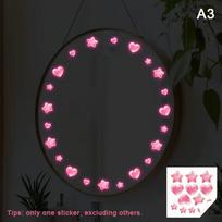 Glow-In-The-Dark Turtle Bathroom Stickers Self-Adhesive Sink Wall Sticker Waterproof Bathroom, Bedroom Decals Home Decor A3 black