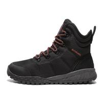 Columbia Leather Fabric Shock Absorbing Non-Slip Waterproof Warm High-Top Outdoor Functional Shoes Men Shoes Black BM2806-010 41 black