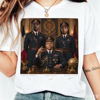 Mbappe Olise Dembele Diktatorius Juokingi Futbolo Marškinėliai 2026 Vasara Unisex Unisex Laisvalaikio Drabužiai Medvilniniai Oversized T-shirt Street Wear Y2k S brown