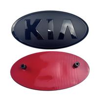 Automobilio priekinio variklio dangčio emblema, galinės bagažinės ženklelis KIA Sportage Ceed sorento Cerato Picanto Soul Stonic K3 K5 Rio optima Priedai drlqc11 black