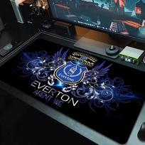 Everton FC Mouse Pad Large Gaming Table Cushion Non-slip Laptop Tablet Big Mousepad XXL Mat Mini PC Playmat With Lock edge_XIA 30cmx60cm(11.8x23.6inch) gray