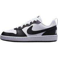 Nike Court Borough Synthetic Leather Low top Skateboard Shoes White Black Unisex DV5456-131 38.5 balta