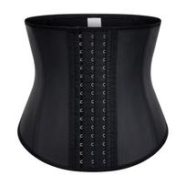 Women Latex Waist Trainer Sports Shaping Tummy Control Postpartum Waist Cincher S juoda